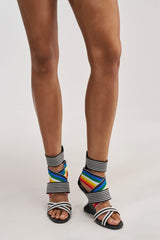 AKIRA GOLD SIGMA MULTI WEDGE SANDAL