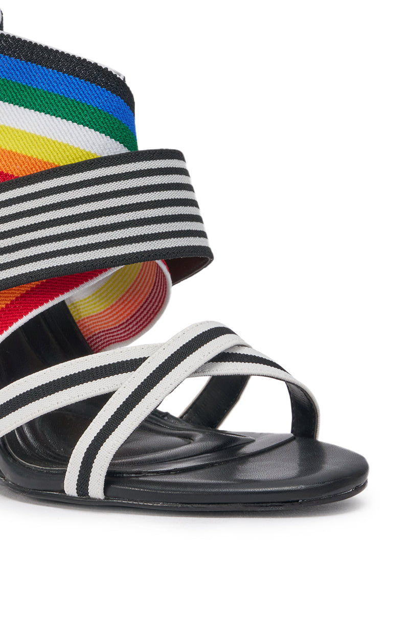 AKIRA GOLD SIGMA MULTI WEDGE SANDAL