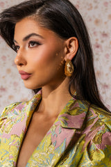 GIMME THE GLITTER HOOP EARRING