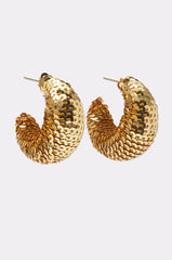 GIMME THE GLITTER HOOP EARRING