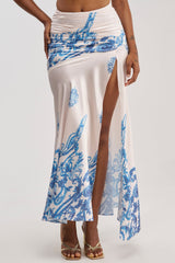 TRINA RUCHED MAXI SKIRT