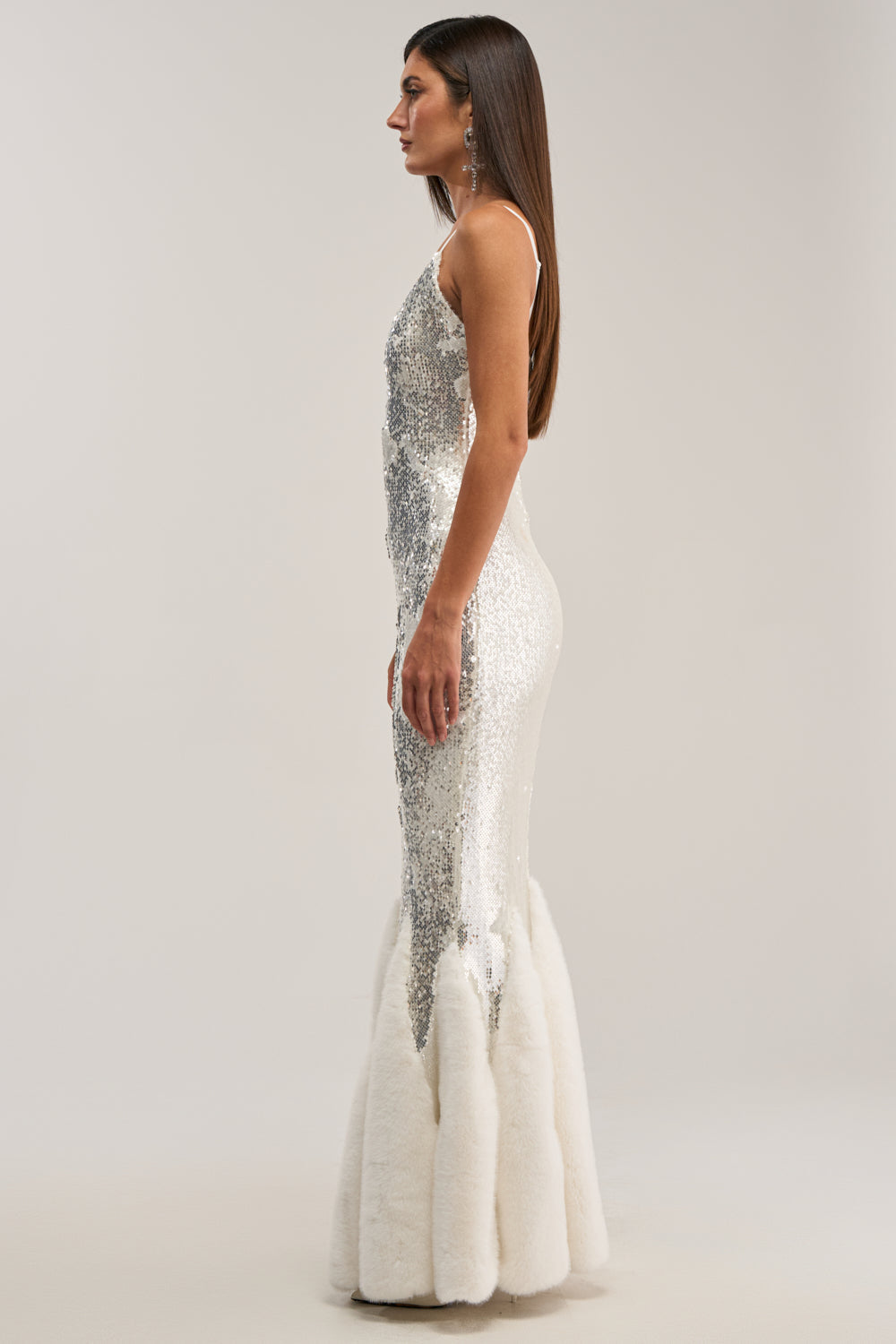 WORTH THE STARES EMBELLISHED MAXI DRESS