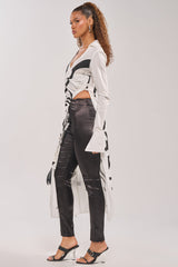 GET MY CLOSE UP EMBELLISHED BUTTON DOWN SHIRT