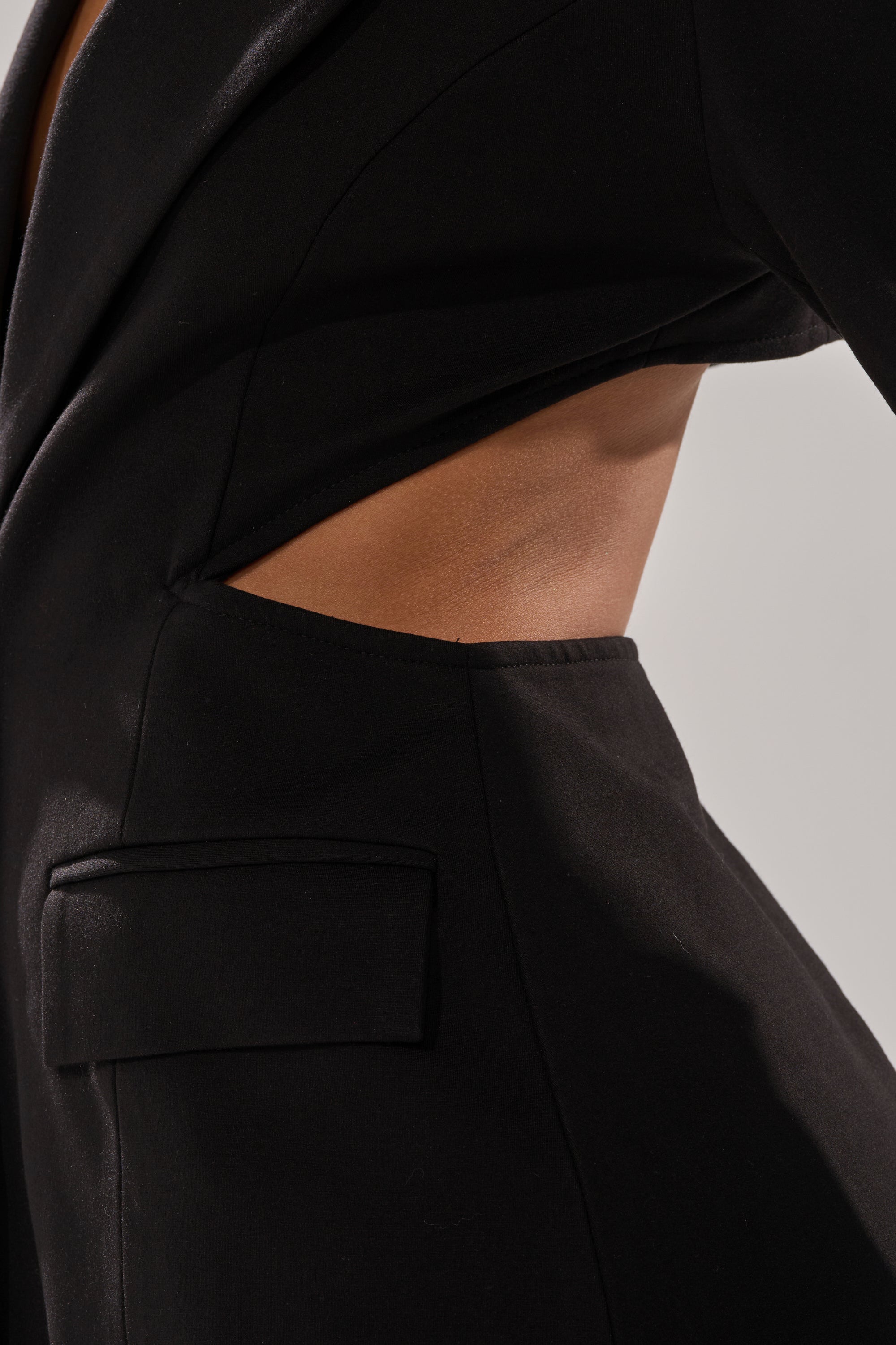 PARTY IN THE BACK CUTOUT BLAZER