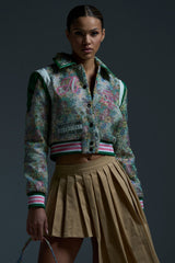 TAPPED OUT RHINESTONE BOMBER