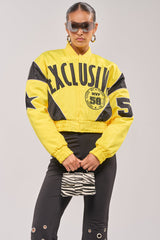 BILLIE EMBROIDERED NYLON BOMBER