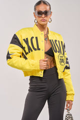 BILLIE EMBROIDERED NYLON BOMBER