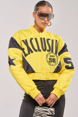 BILLIE EMBROIDERED NYLON BOMBER