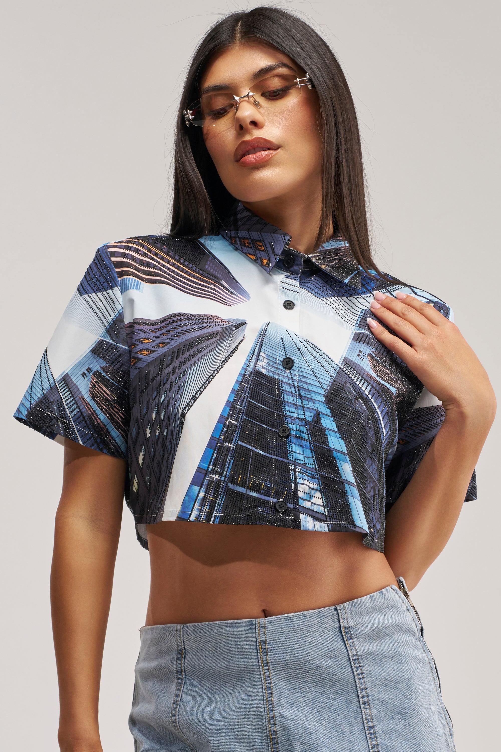 CITY DREAMS POPLIN BLOUSE