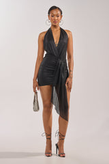 DREAM GIRL WOMEN MINI DRESS IN BLACK