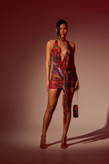 FEVER DREAM RHINESTONE MINI DRESS