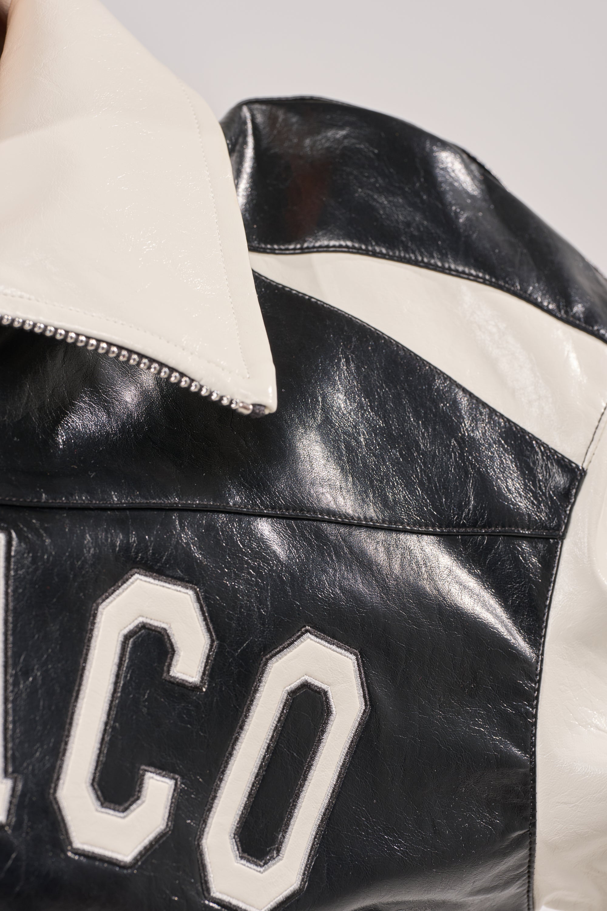 LET'S RACE EMBROIDERED BOMBER