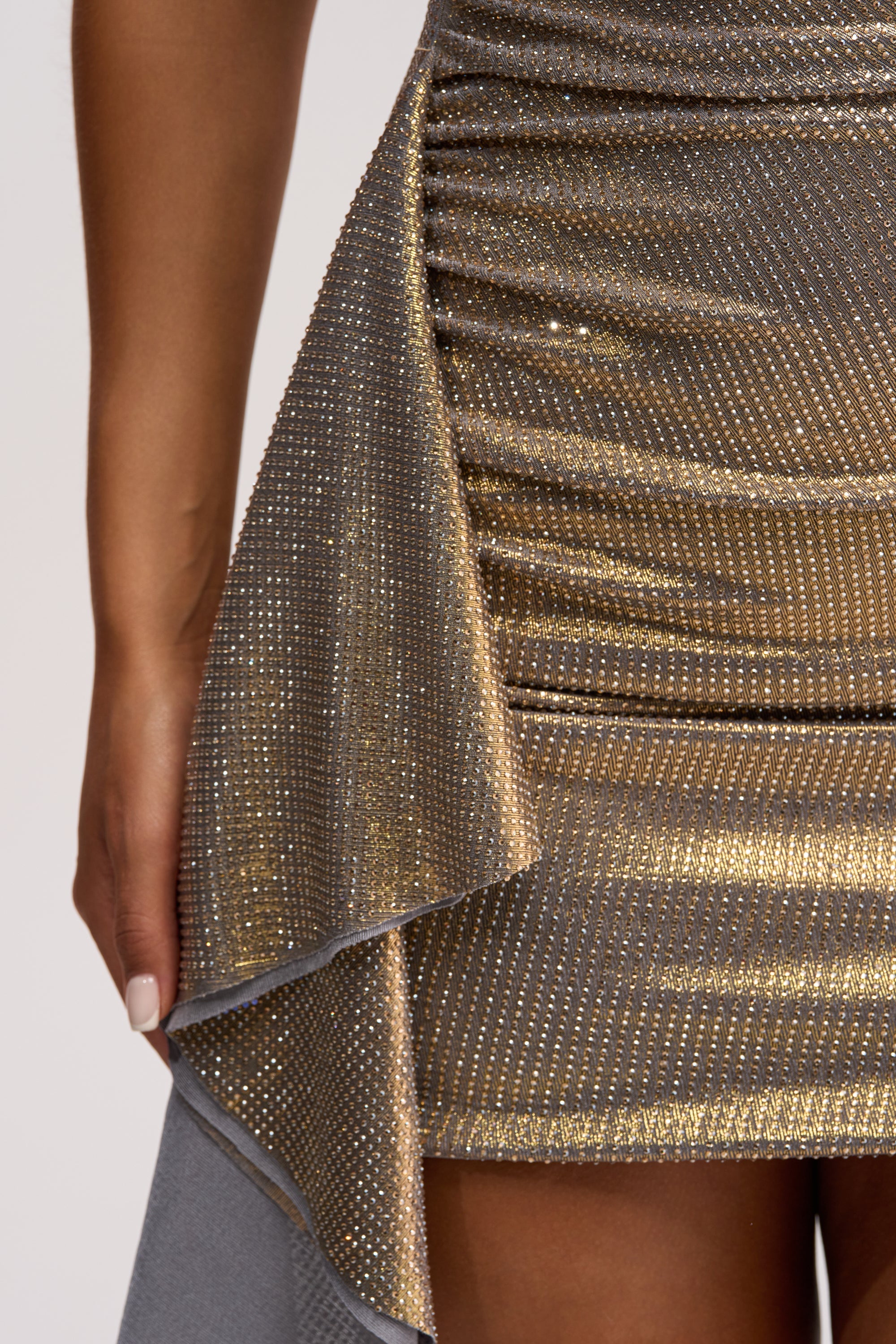 ONLY TONIGHT RHINESTONE MINI DRESS