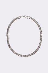 16 INCH MIAMI CHAIN 8MM IN SILVER