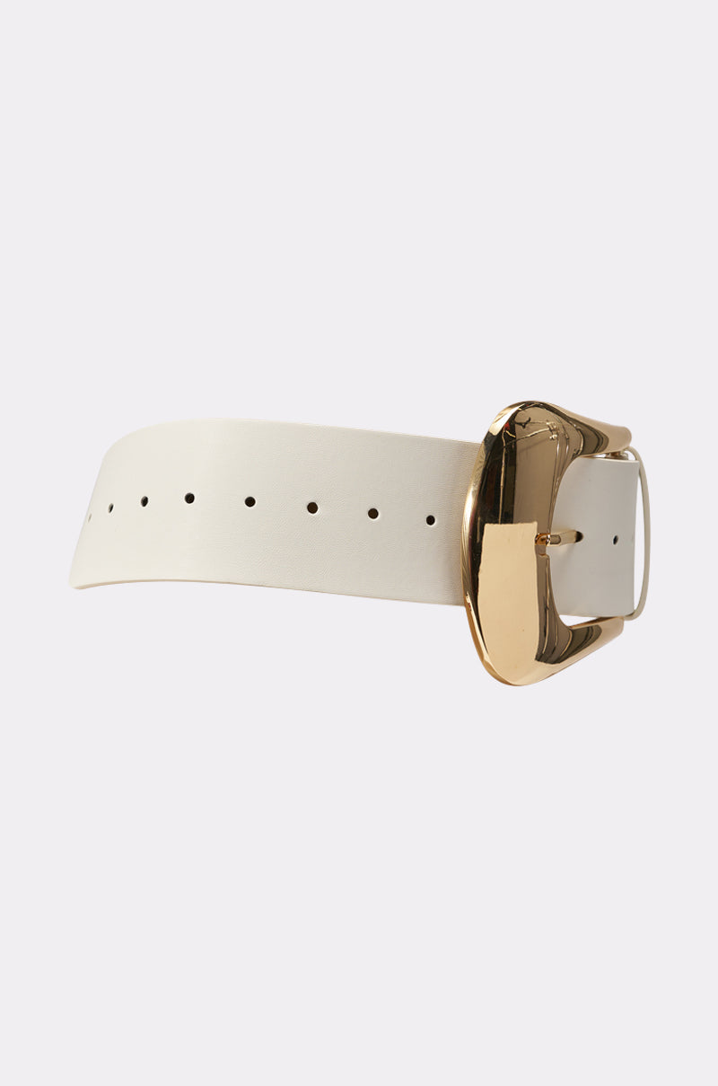 SIZE MATTERS OVERSIZED BUCKLE BELT