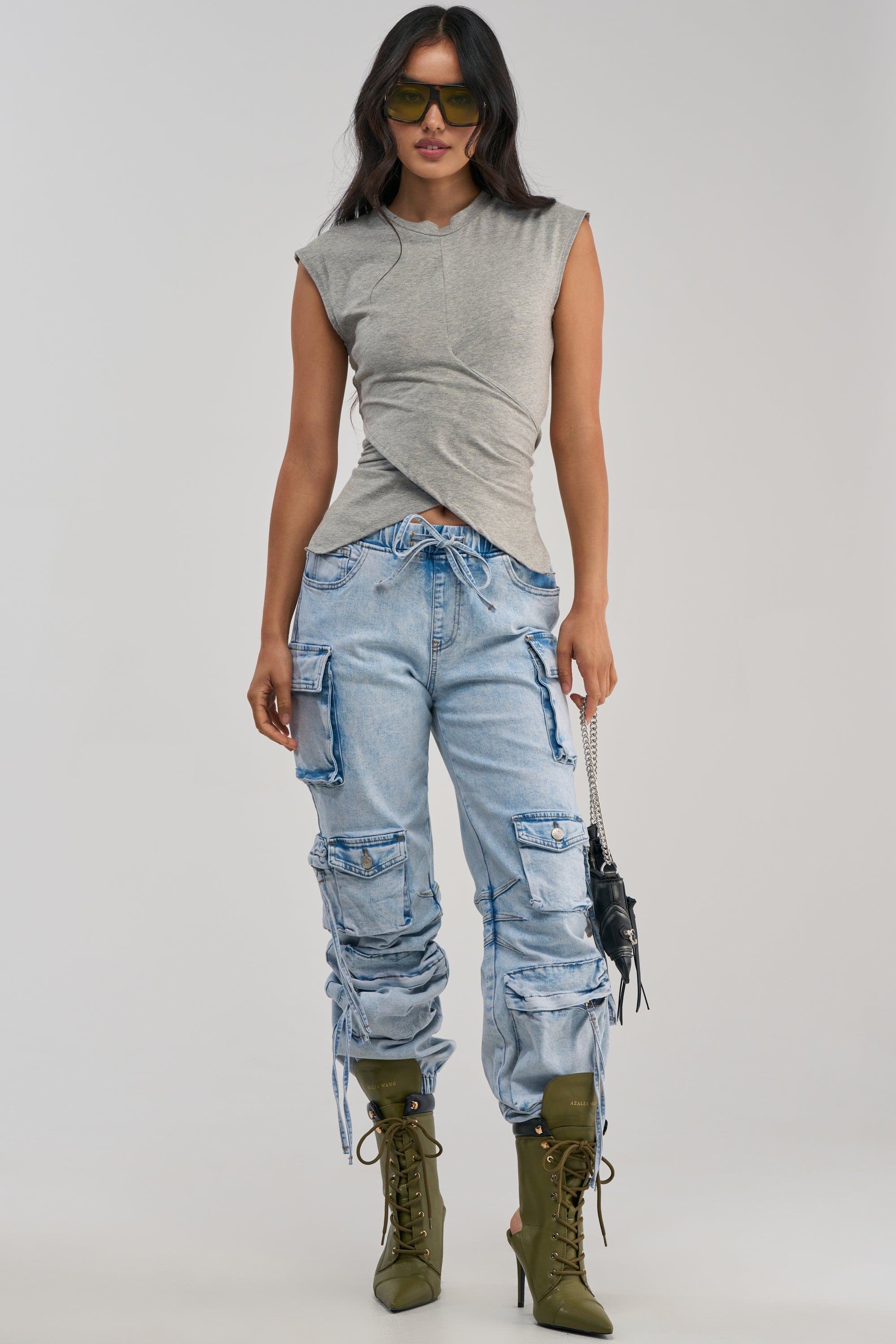 JUSTINE WRAP TEE