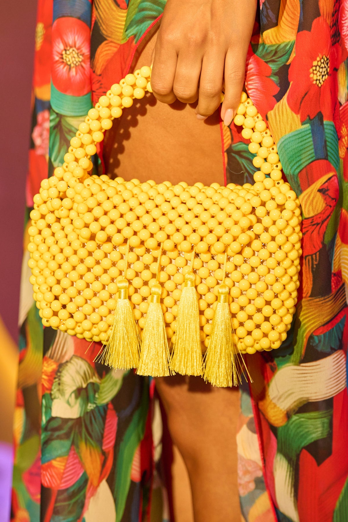 IN THE SUN BEADED BAG