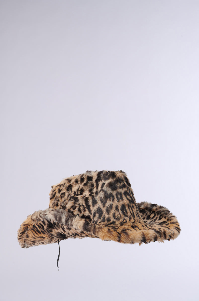 CHECK ME OUT FAUX FUR COWBOY HAT
