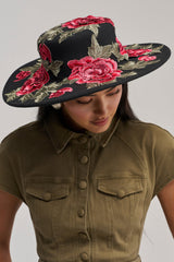 ALIYA FLORAL BRIM HAT