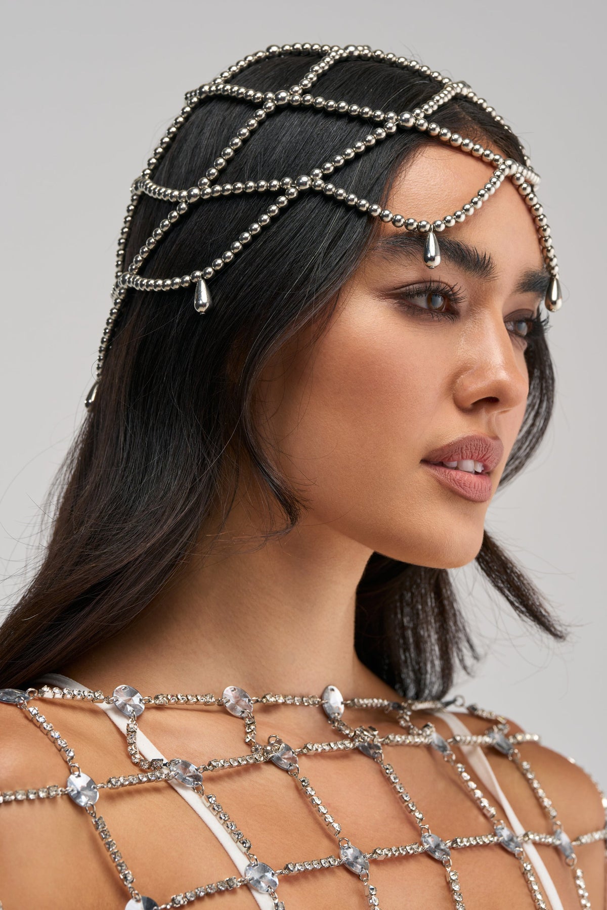 WATERFALLS BEADED HEADPIECE