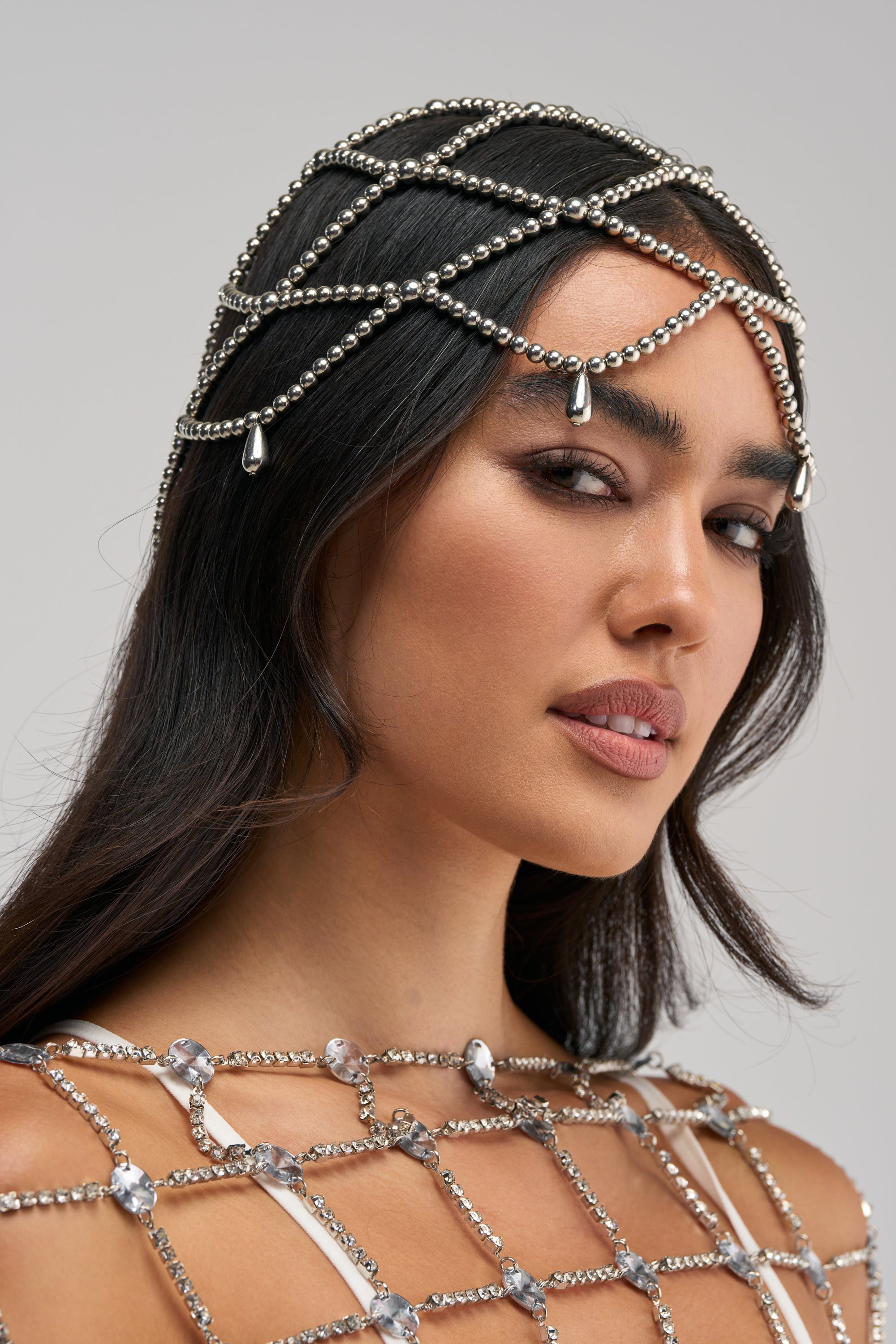 WATERFALLS BEADED HEADPIECE