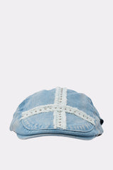 CROSS MY HEART DENIM HAT