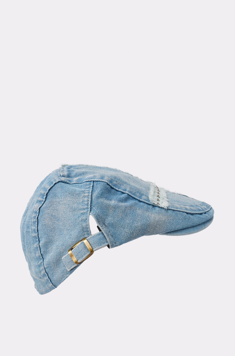 CROSS MY HEART DENIM HAT