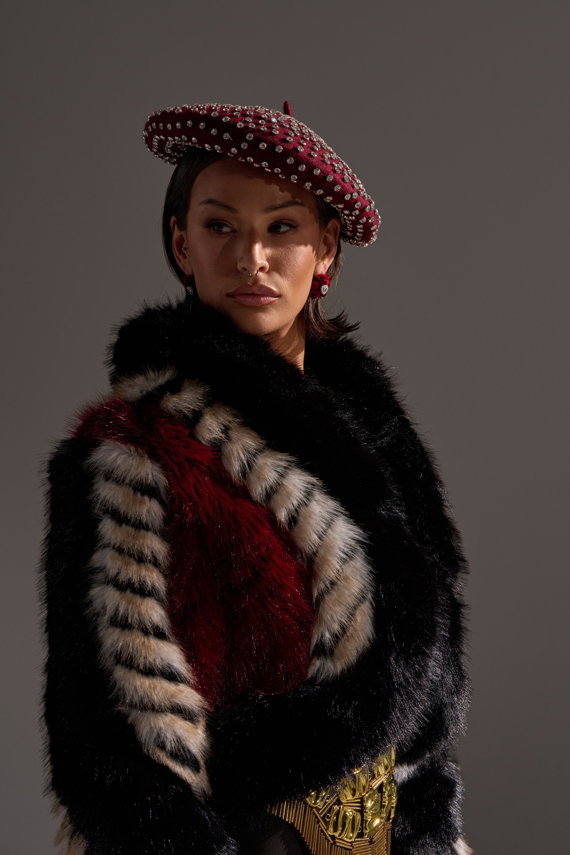 THE REAL RELATE EMBELLISHED BERET
