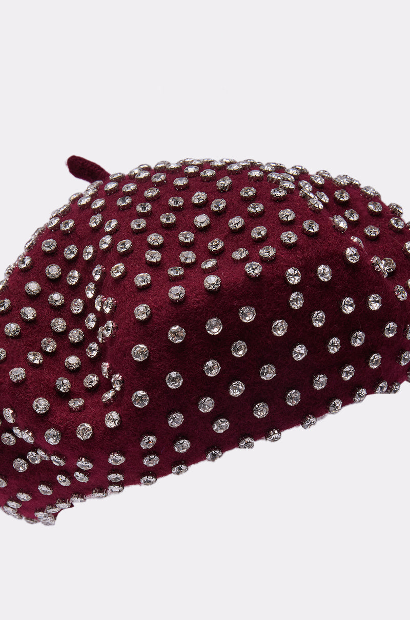 THE REAL RELATE EMBELLISHED BERET