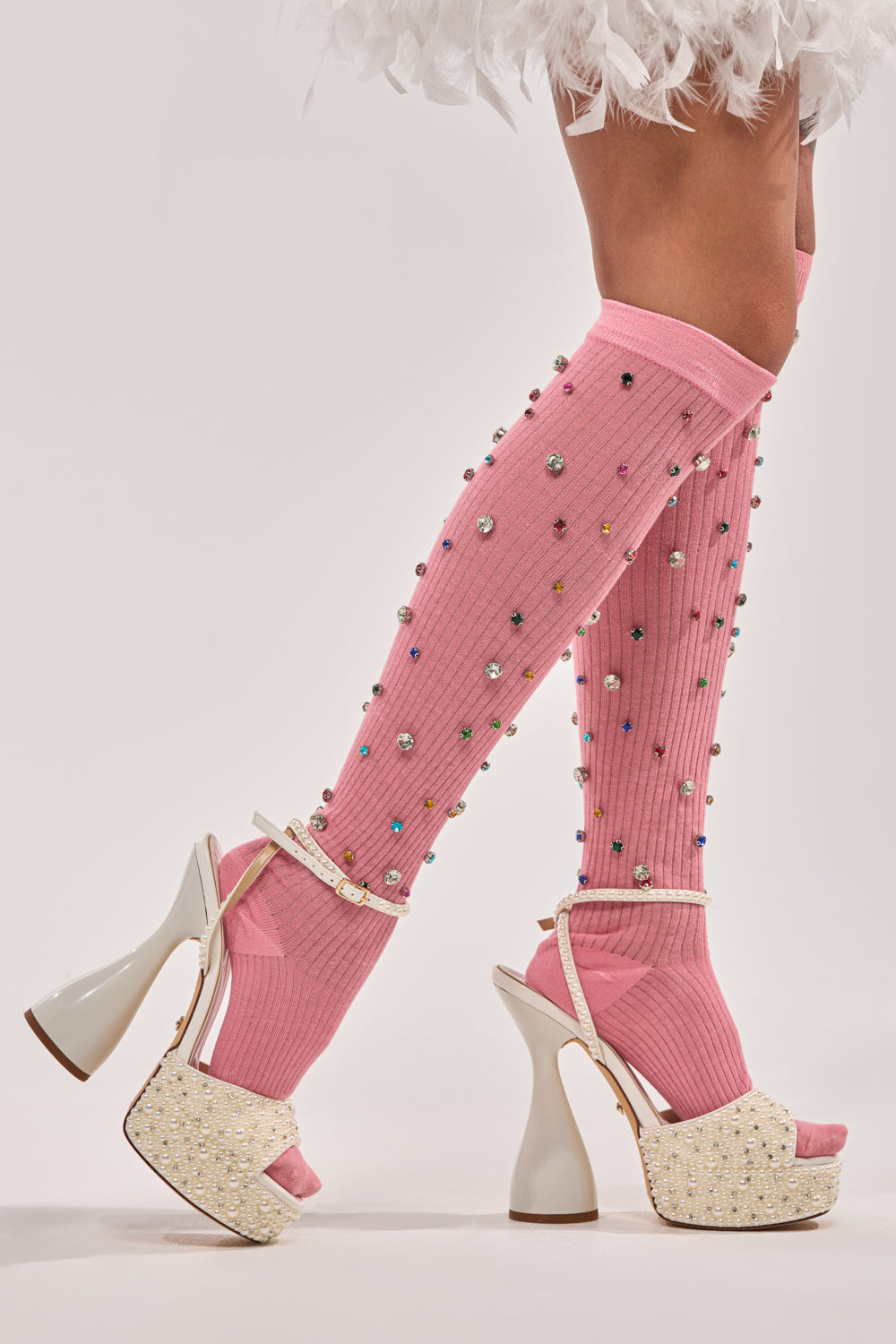 COMPLETE THE LOOK EMBELLISHED SOCKS