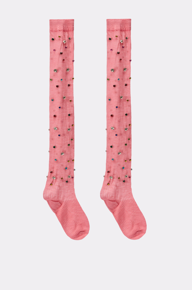 COMPLETE THE LOOK EMBELLISHED SOCKS