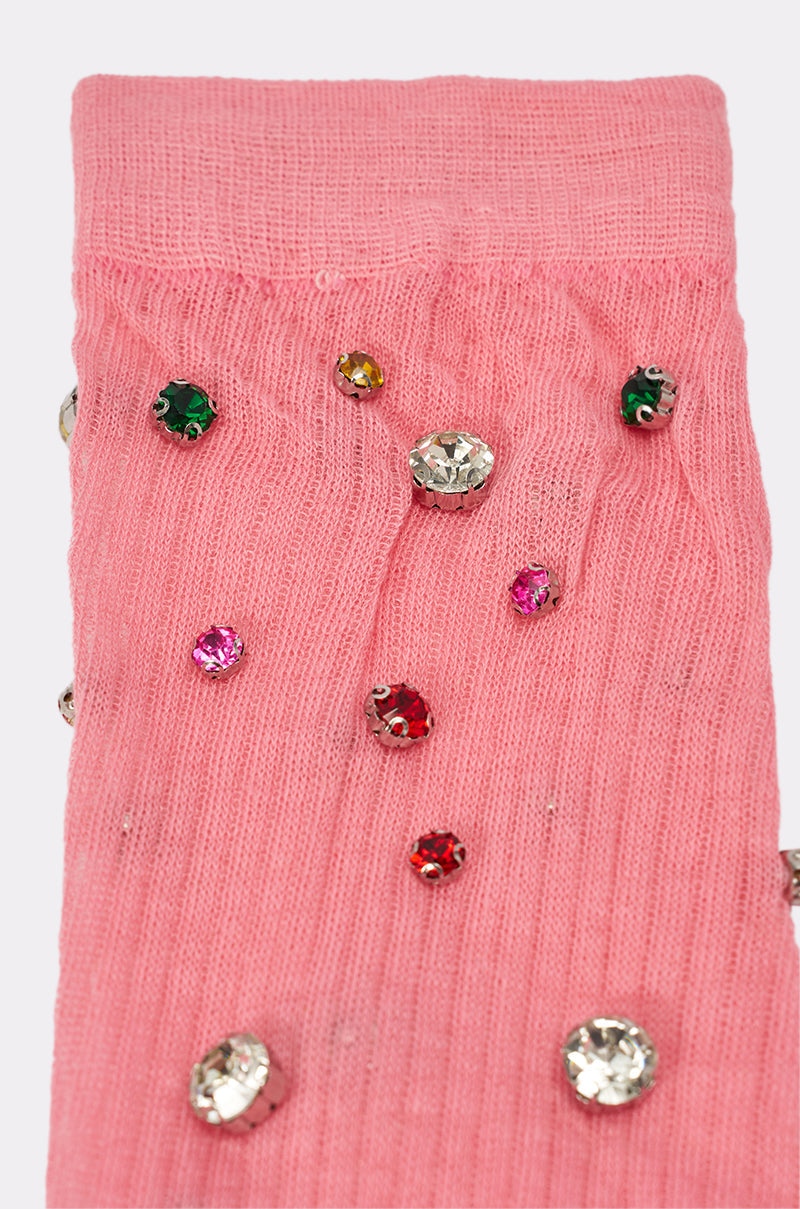 COMPLETE THE LOOK EMBELLISHED SOCKS