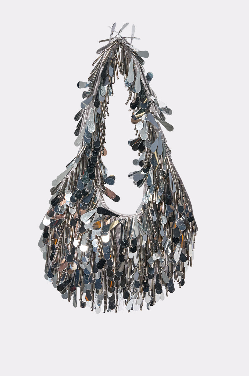 SHAKE IT SILVER FESTIVAL BAG