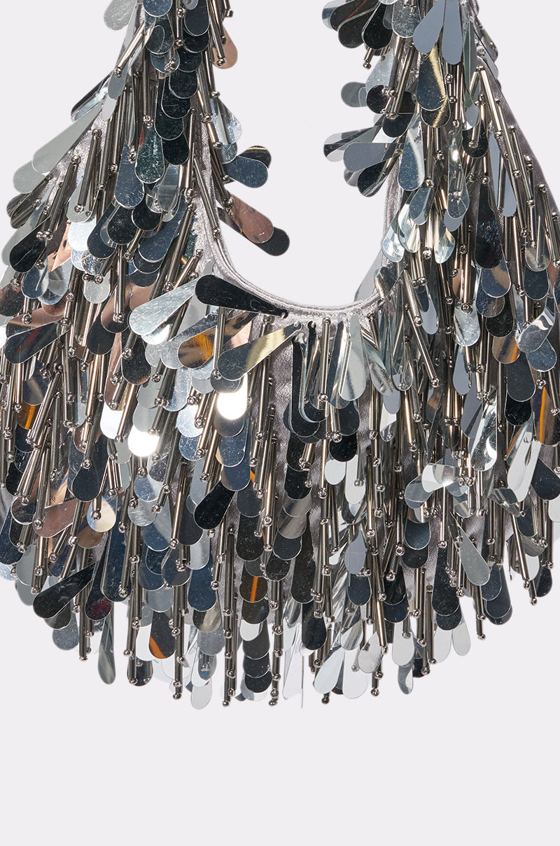 SHAKE IT SILVER FESTIVAL BAG