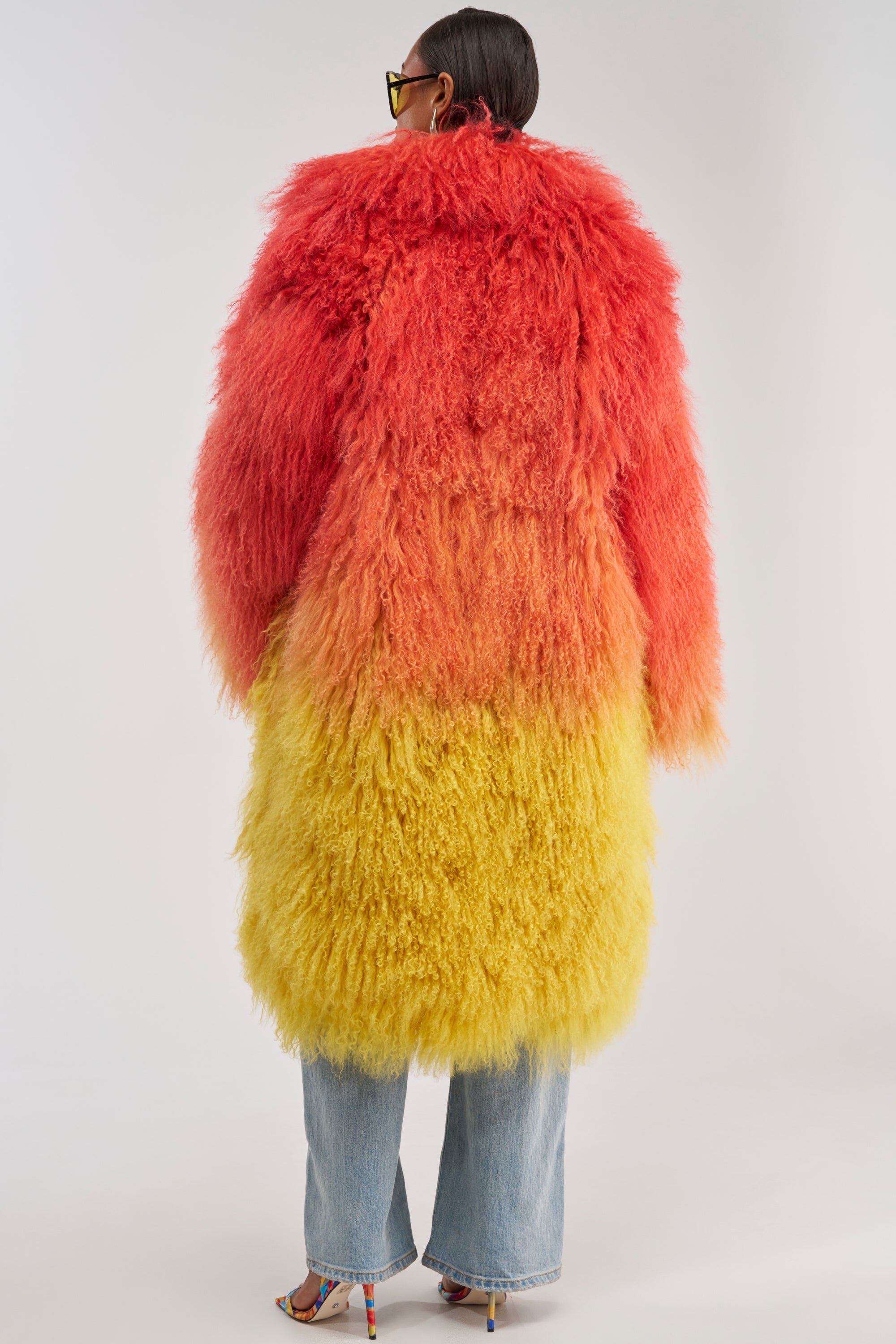 TROPEZ GENUINE MONGOLIAN FUR COAT