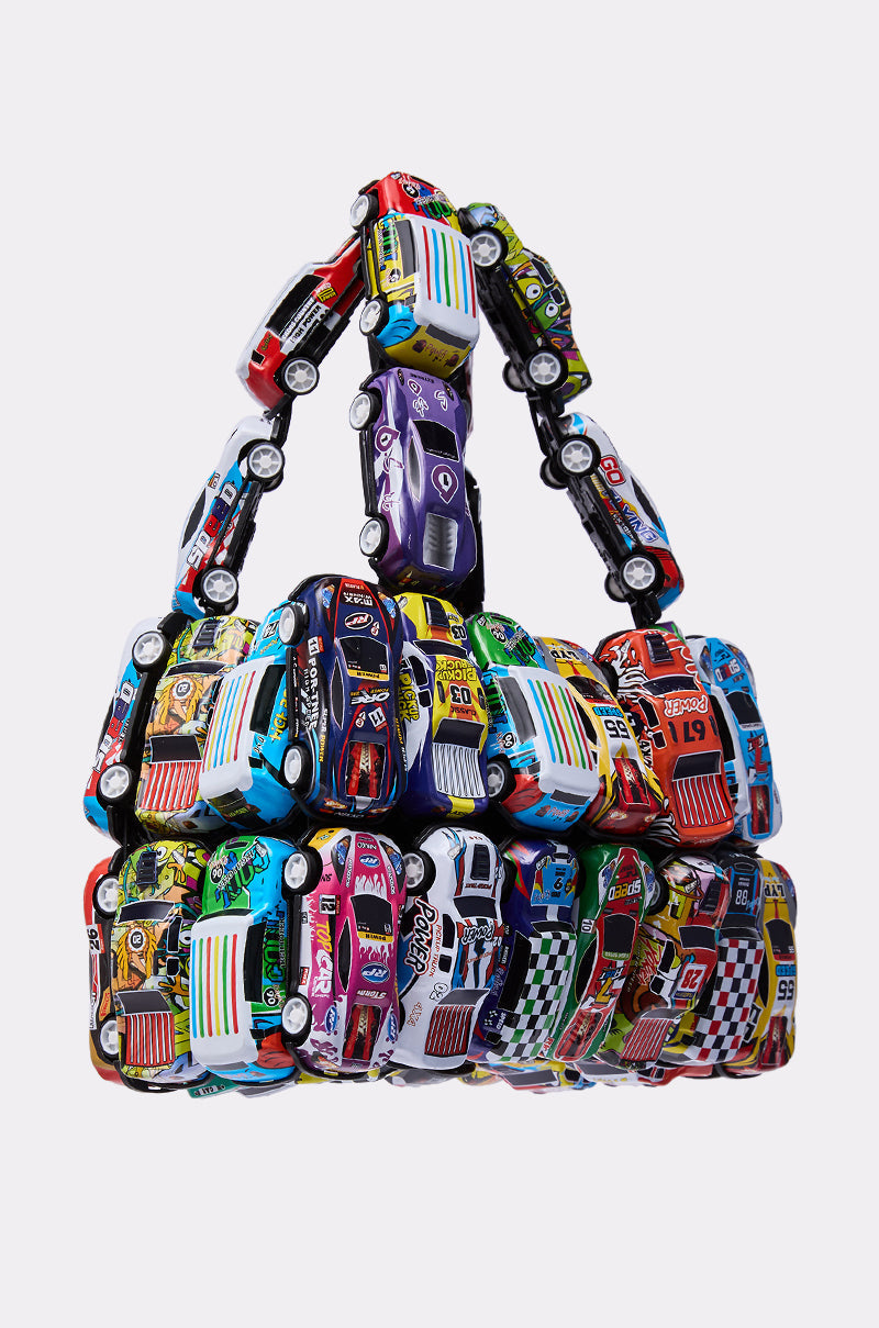 I GO FAST RACE CAR PURSE