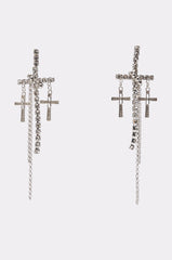 CROSS MY HEART EARRING