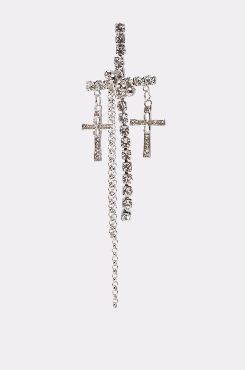 CROSS MY HEART EARRING