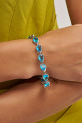 AQUA CZ BRACELET