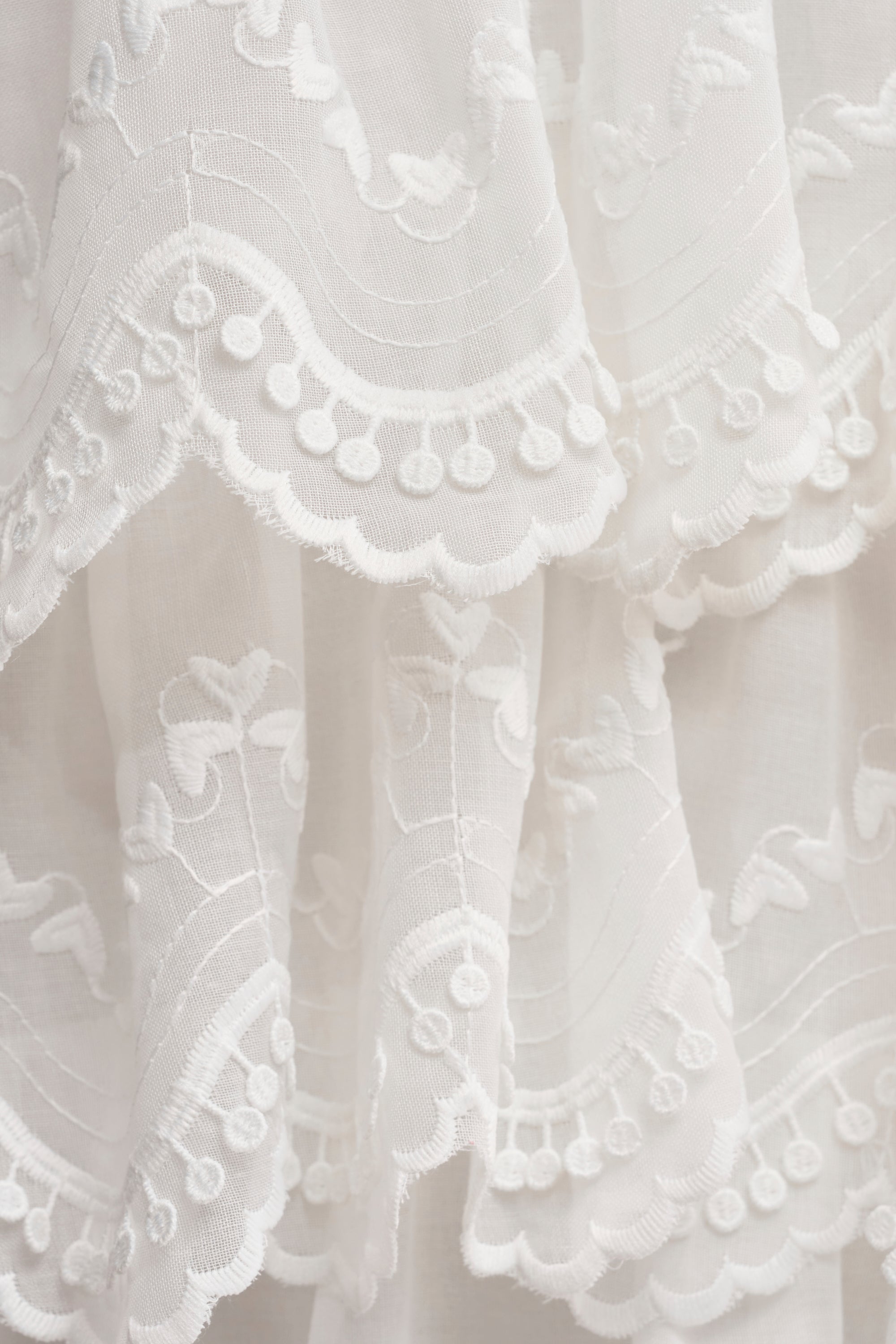 TOO CUTE TO ARGUE LACE MINI DRESS IN WHITE