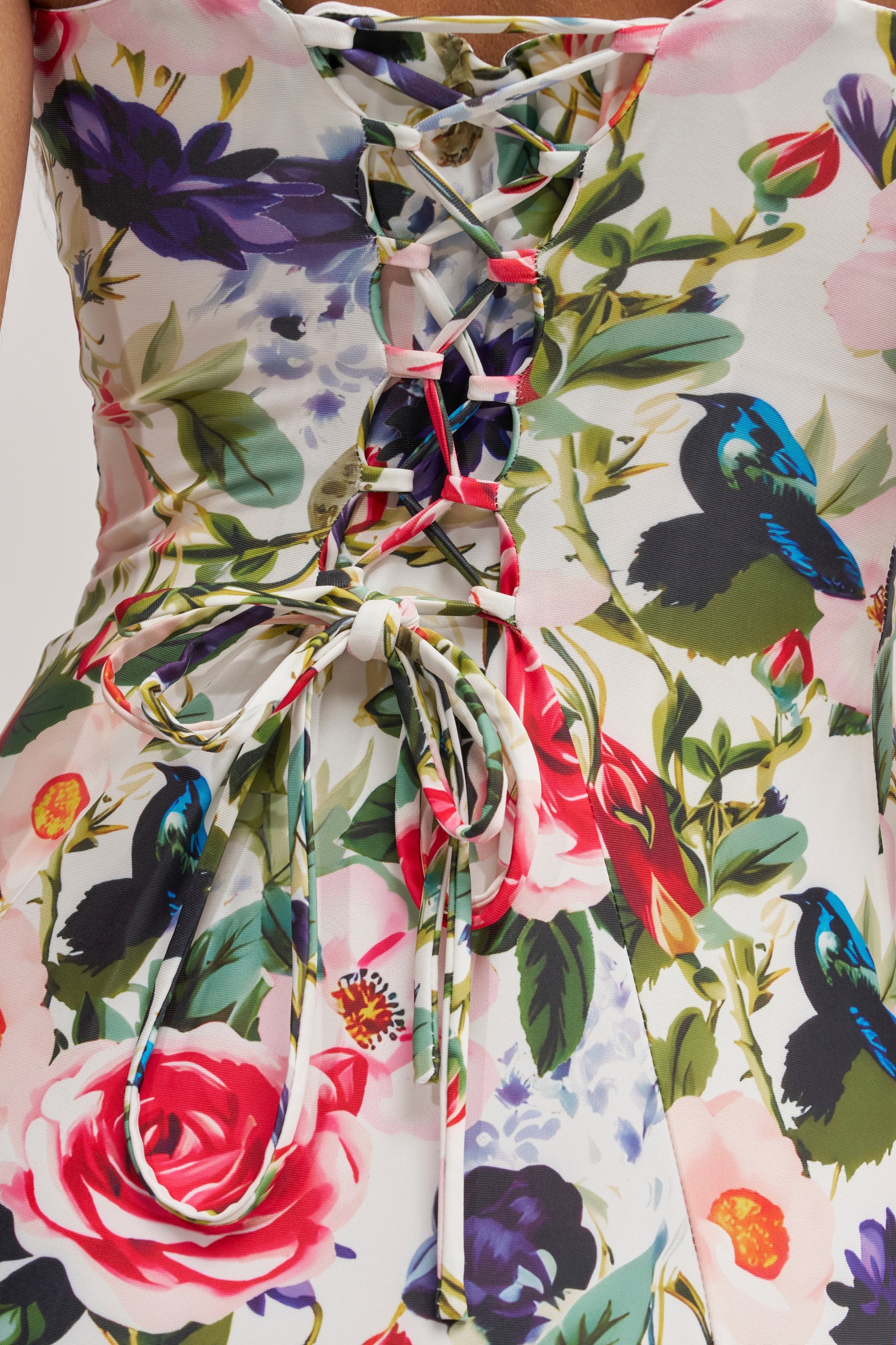 TALK IS CHEAP FLORAL MIDI DRESS