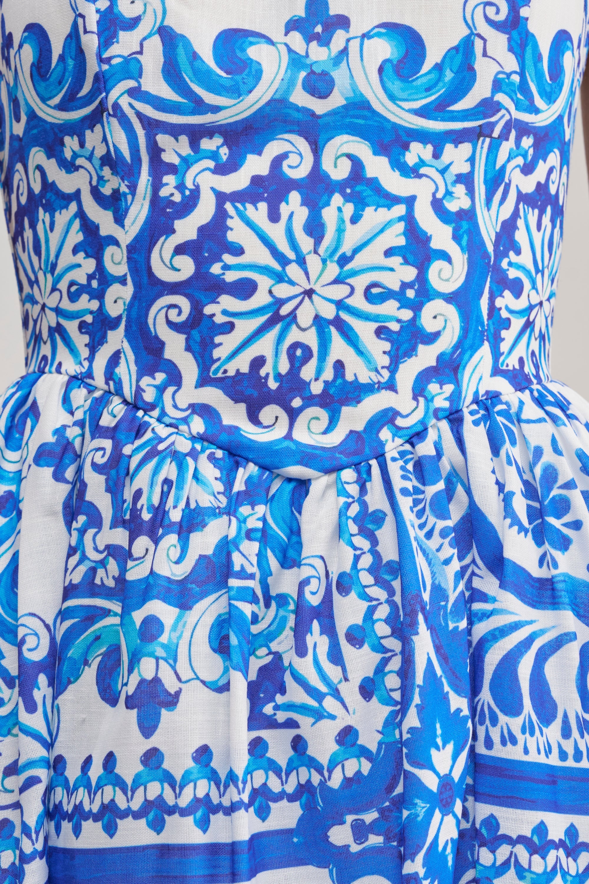 COCO CRUSH PRINTED HALTER MIDI DRESS