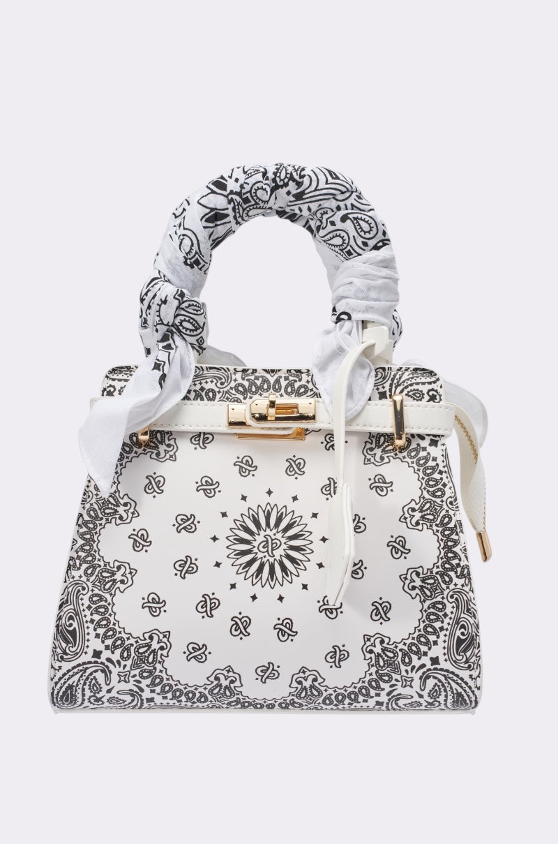 VIVIENNE PAISLEY PRINT BAG