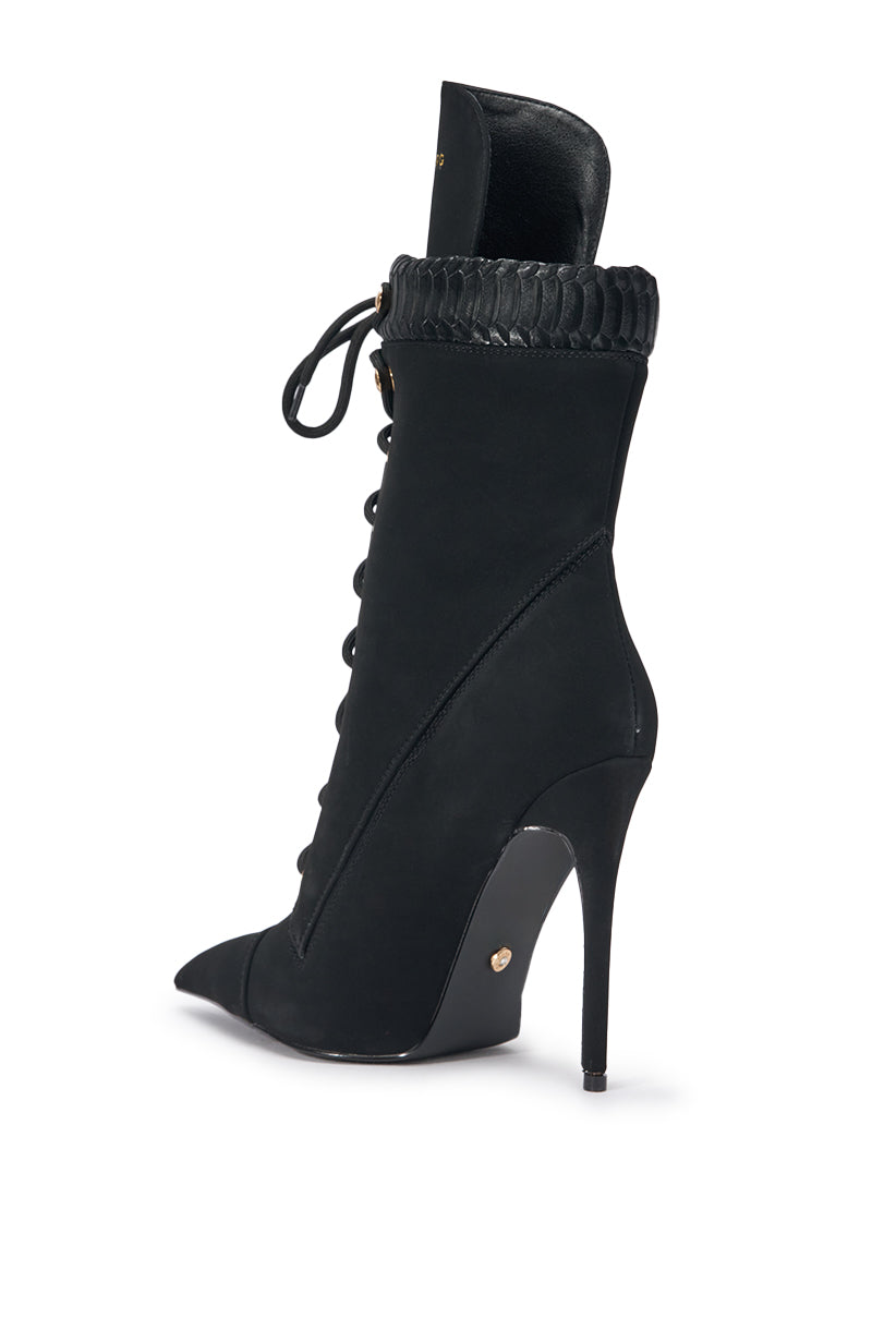 AZALEA WANG XIOMARAN BLACK STILETTO BOOTIE