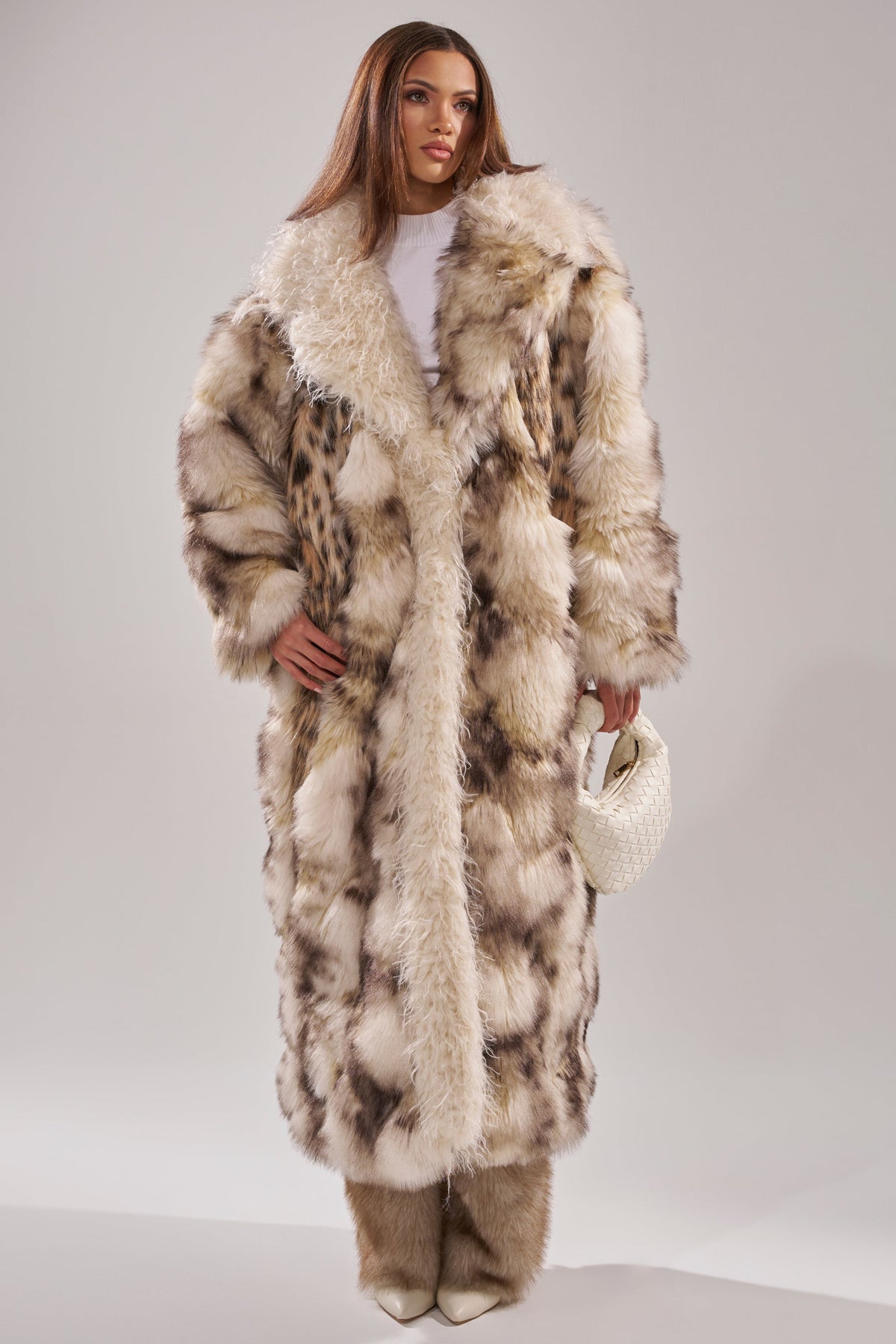 PARK AVENUE PATCHWORK FAUX FUR