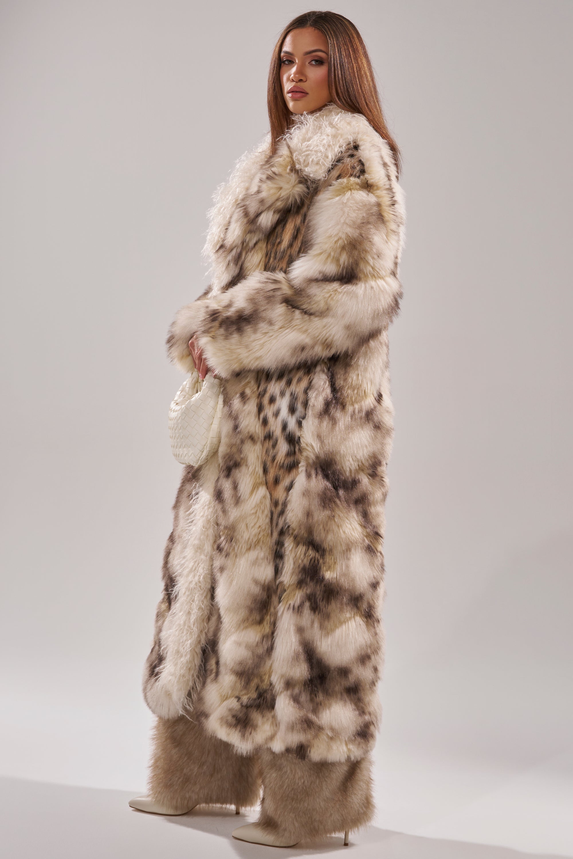 PARK AVENUE PATCHWORK FAUX FUR
