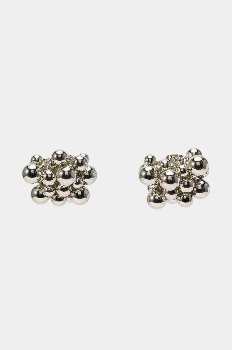 BUBBLES AND BRUNCH SILVER EARRING