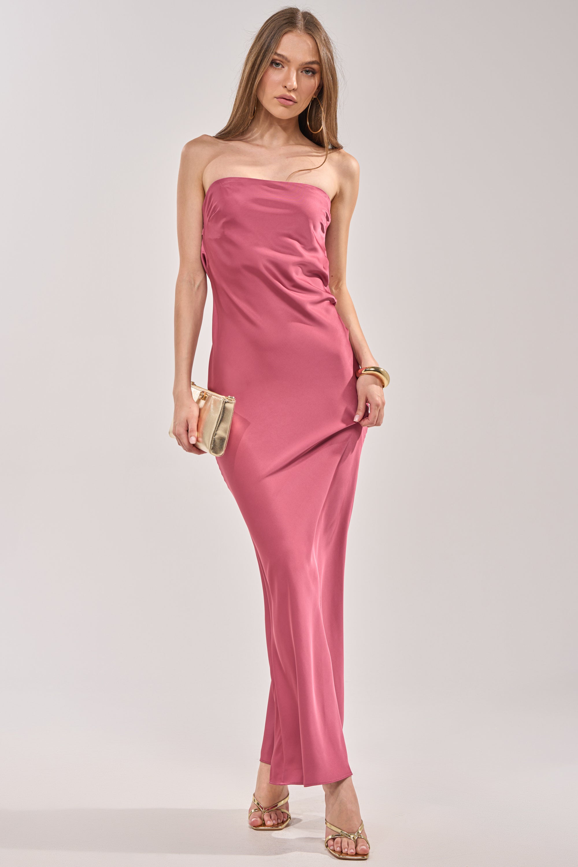SATIN SINNER MAXI DRESS