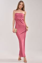 SATIN SINNER MAXI DRESS