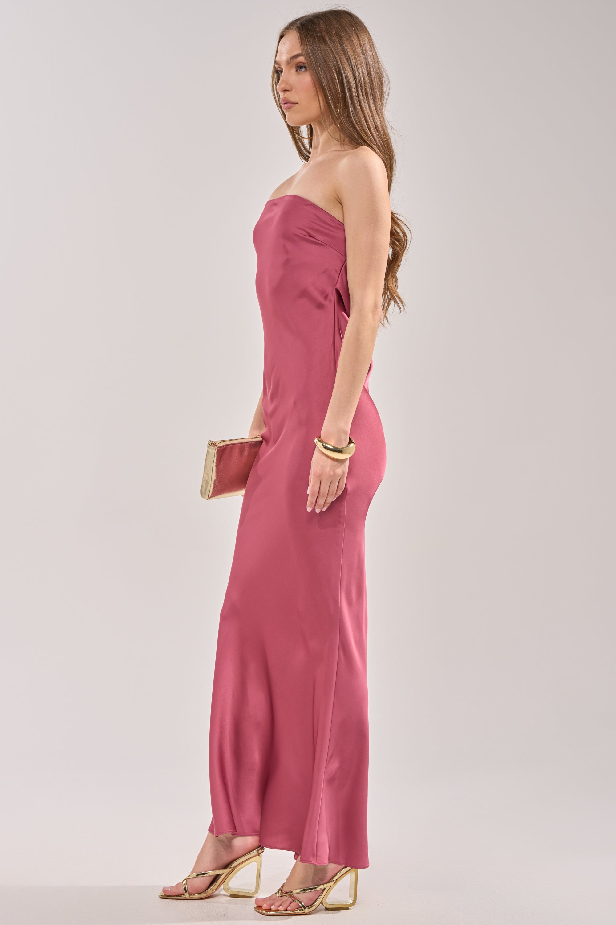 SATIN SINNER MAXI DRESS